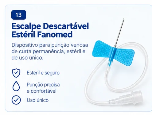Escalpe Descartável Estéril