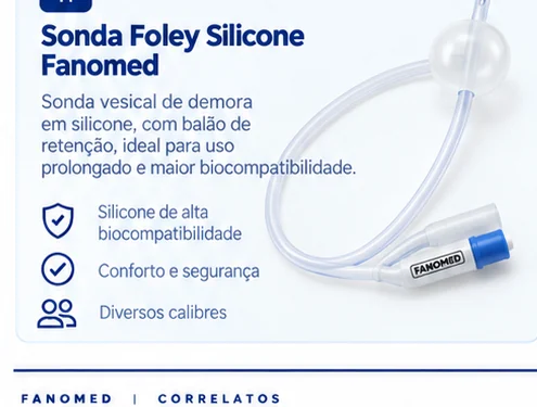 Sonda Foley Silicone